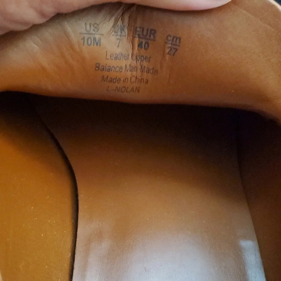 NWOT Franco Sarto Nolan Womens  Leather Upper Slip On Shoe Carmel Color - Picture 8 of 8